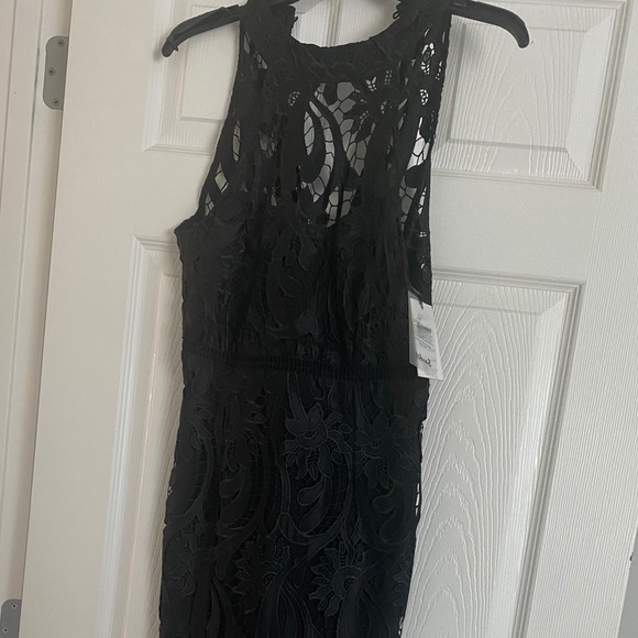 New with tag! Bardot Womens Lace Halter Midi Dress - Picture 7 of 7